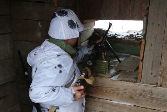Ситуация на передовой в ЛНР