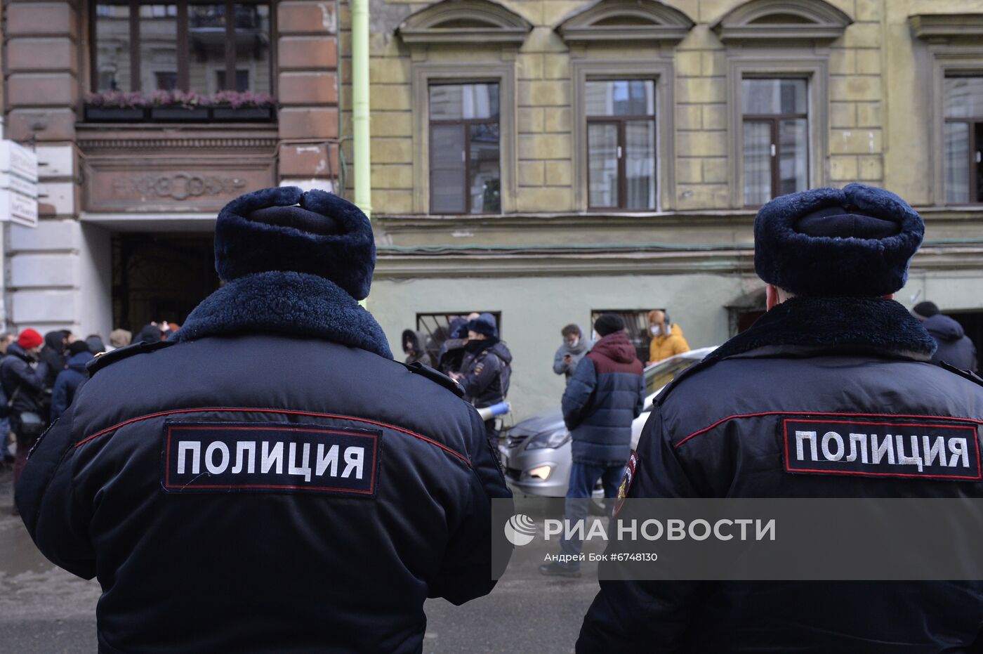 Митинг против QR-кодов в Санкт-Петербурге