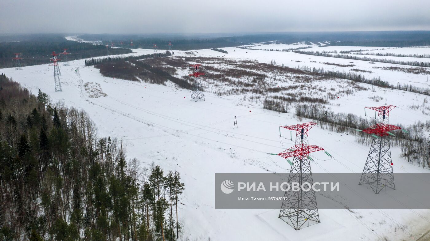 Церемония открытия Кольско-Карельской транзитной электроподстанции