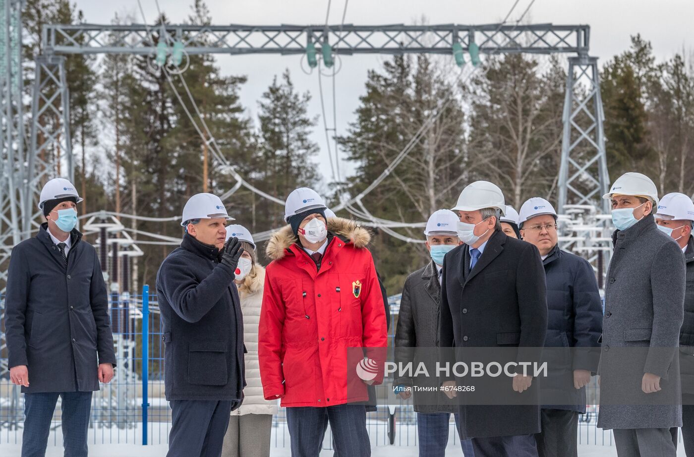 Церемония открытия Кольско-Карельской транзитной электроподстанции