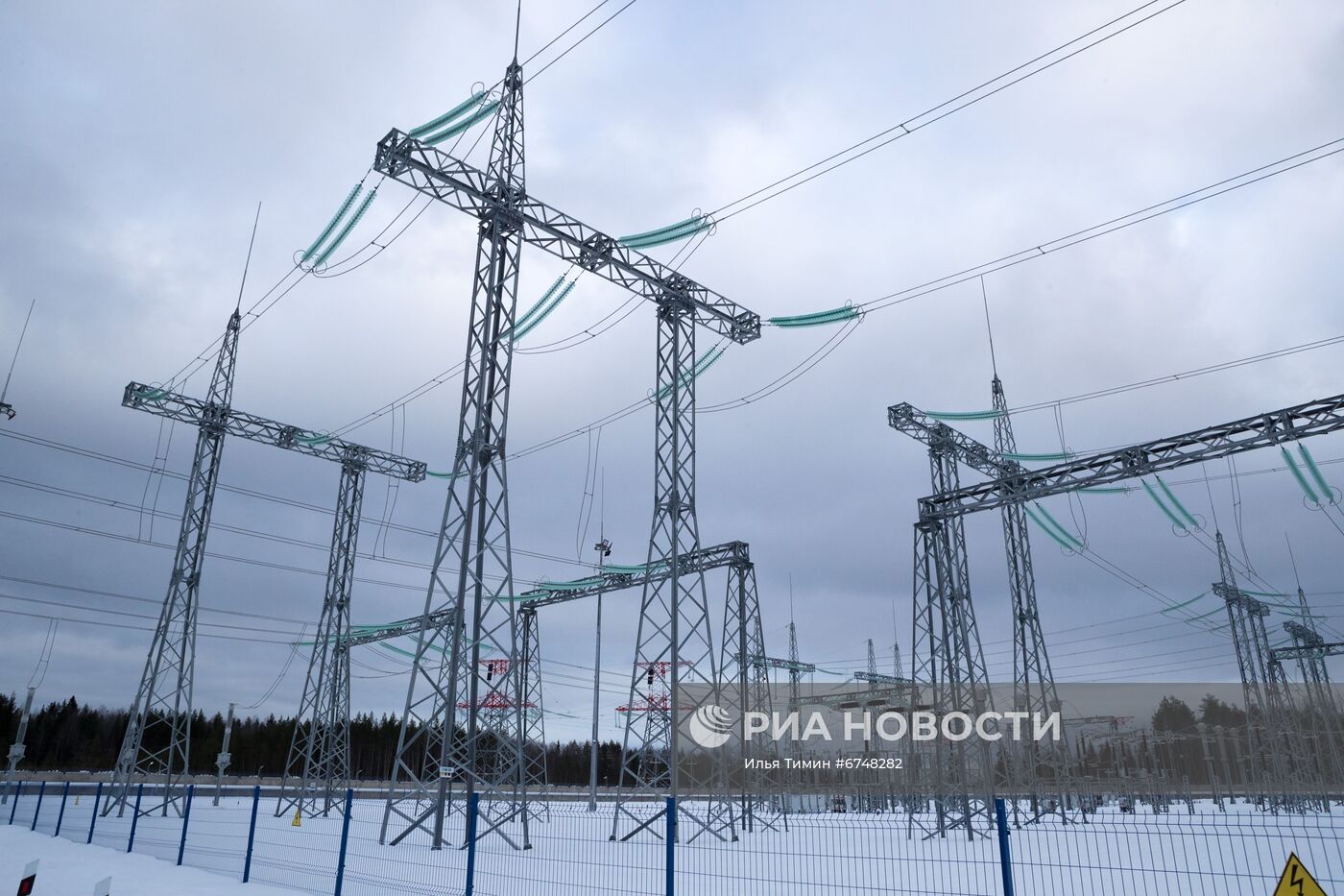 Церемония открытия Кольско-Карельской транзитной электроподстанции