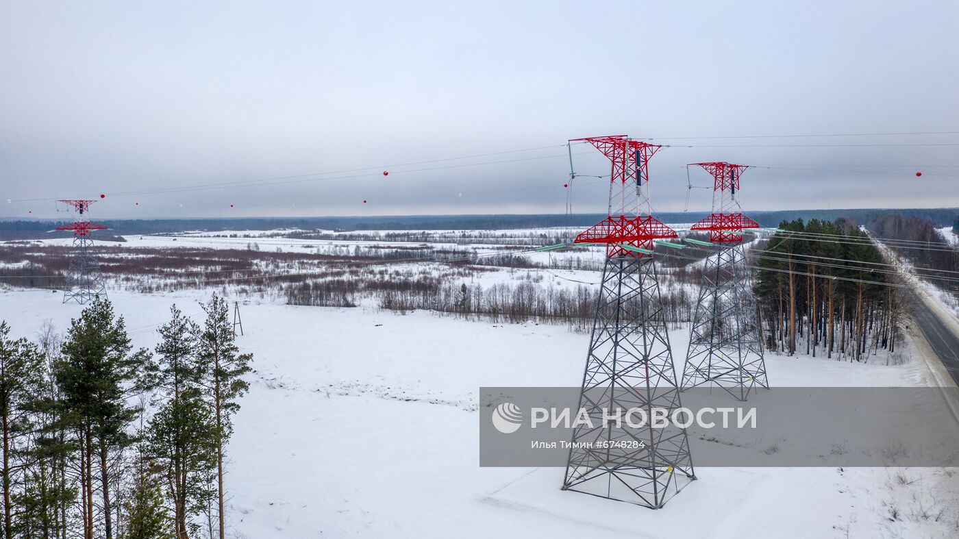 Церемония открытия Кольско-Карельской транзитной электроподстанции