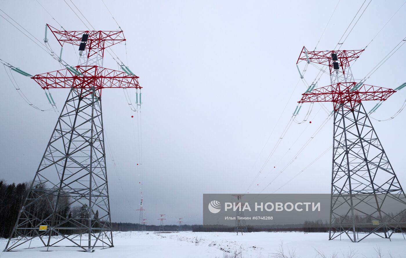 Церемония открытия Кольско-Карельской транзитной электроподстанции