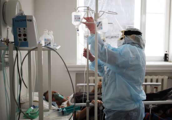 Лечение пациентов с COVID-19 в Красноармейской ЦРБ Краснодарского края