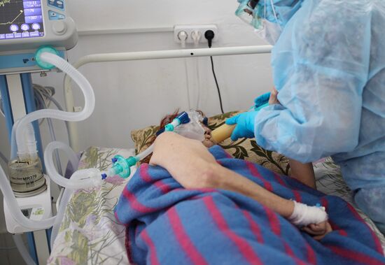 Лечение пациентов с COVID-19 в Красноармейской ЦРБ Краснодарского края