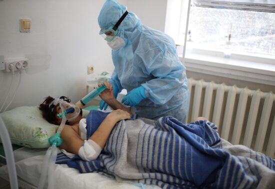 Лечение пациентов с COVID-19 в Красноармейской ЦРБ Краснодарского края