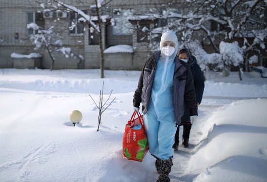 Лечение пациентов с COVID-19 в Красноармейской ЦРБ Краснодарского края
