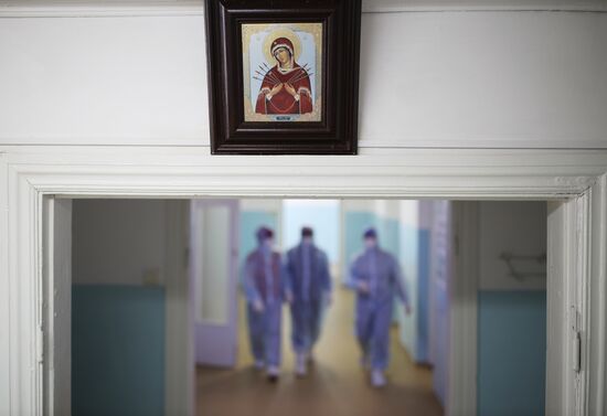 Лечение пациентов с COVID-19 в Красноармейской ЦРБ Краснодарского края