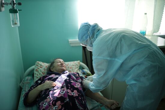 Лечение пациентов с COVID-19 в Красноармейской ЦРБ Краснодарского края