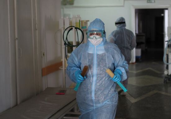 Лечение пациентов с COVID-19 в Красноармейской ЦРБ Краснодарского края