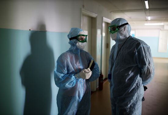 Лечение пациентов с COVID-19 в Красноармейской ЦРБ Краснодарского края