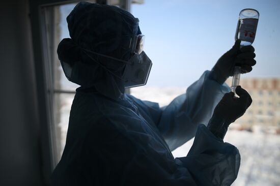 Лечение пациентов с COVID-19 в Красноармейской ЦРБ Краснодарского края