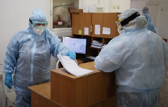 Лечение пациентов с COVID-19 в Красноармейской ЦРБ Краснодарского края