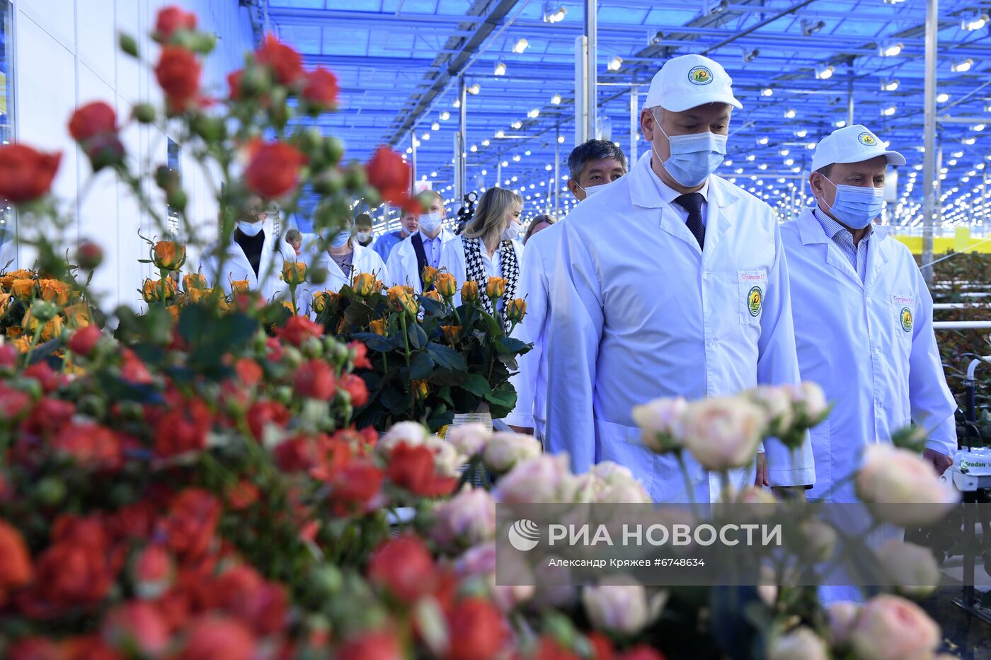 Церемония открытия второй очереди проекта "Сибирская роза" в Новосибирске