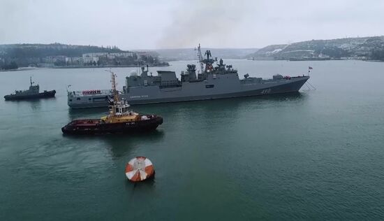 Учения Черноморского флота в Черном море