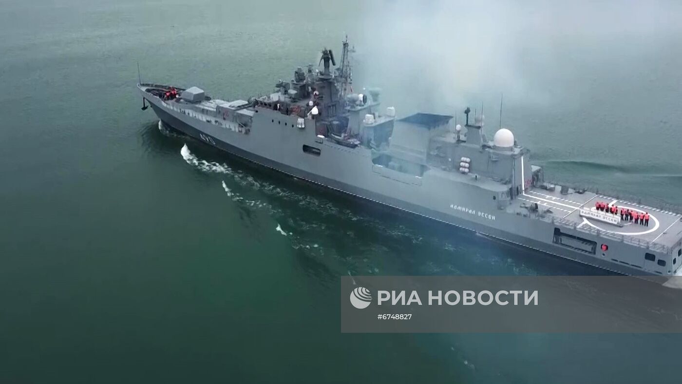 Учения Черноморского флота в Черном море