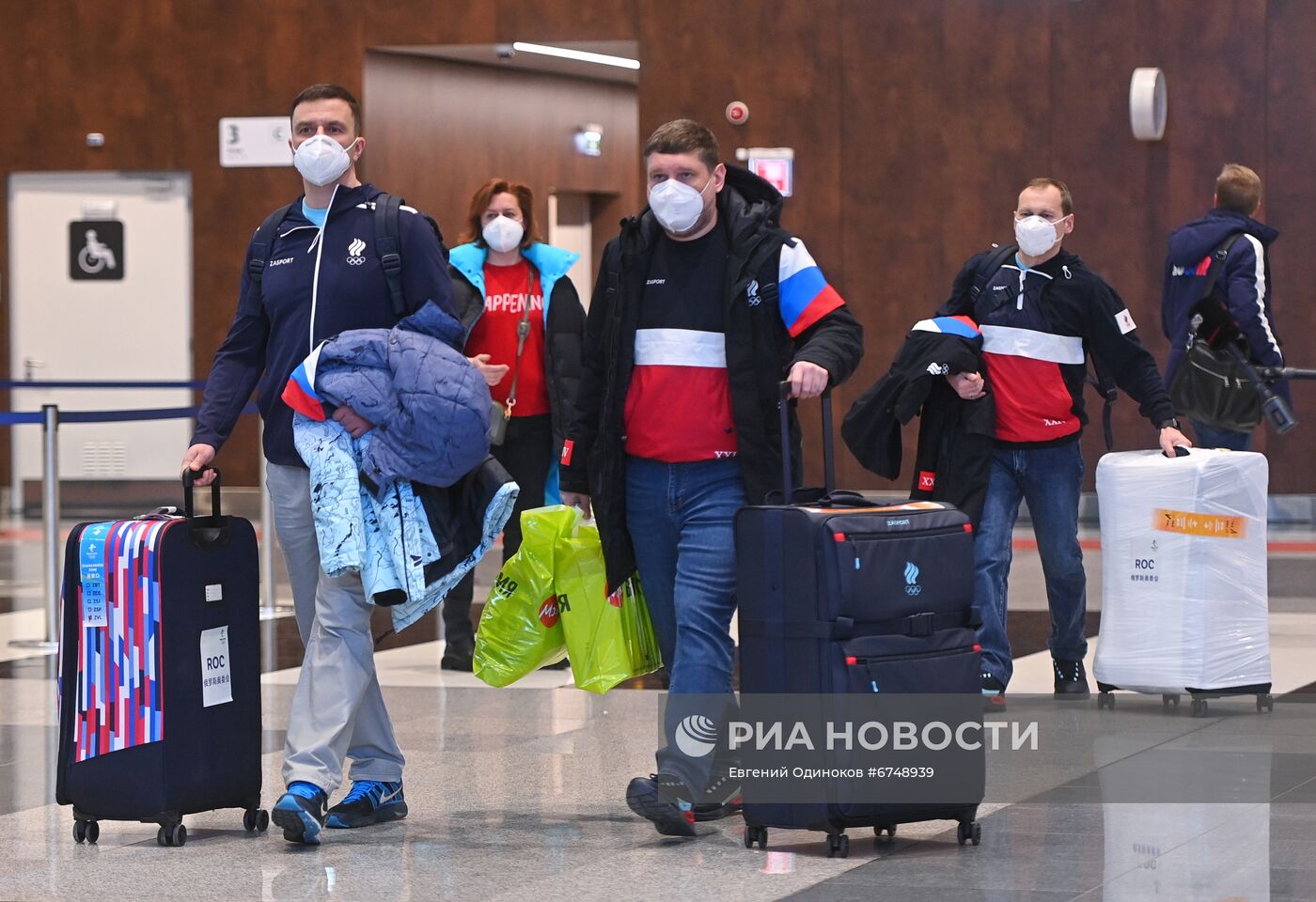 Проводы олимпийской сборной России в Пекин