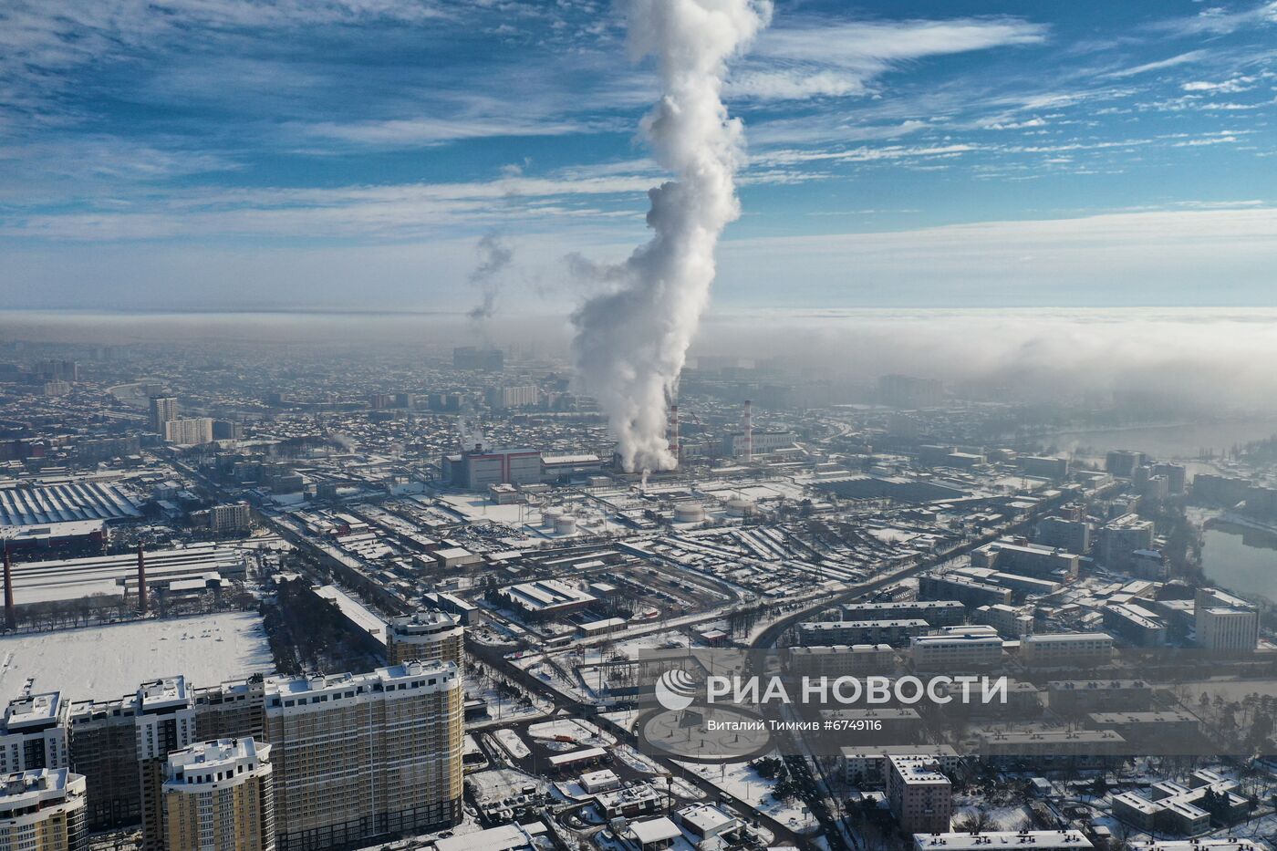 Снег в Краснодаре