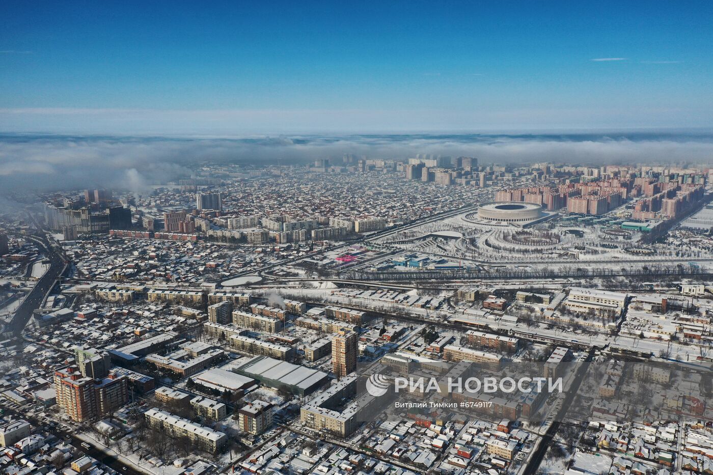 Снег в Краснодаре