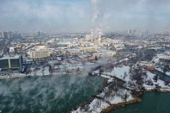 Снег в Краснодаре