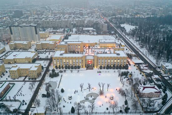 Снег в Краснодаре