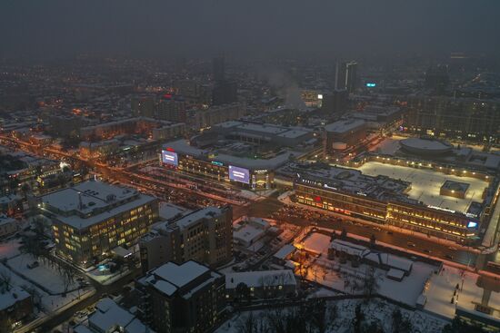 Снег в Краснодаре