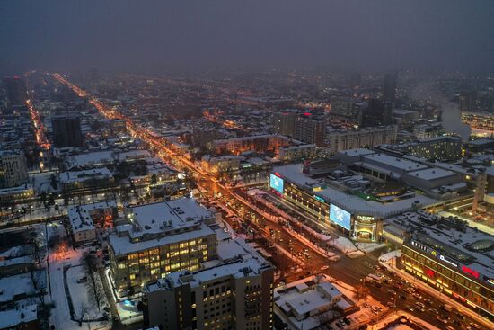 Снег в Краснодаре