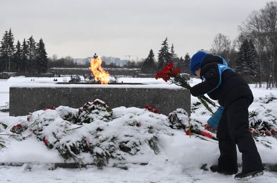 Памятные мероприятия по случаю Дня полного освобождения Ленинграда от фашистской блокады