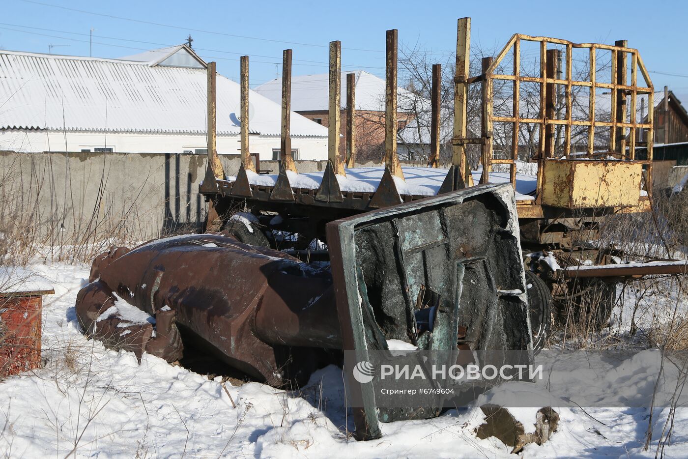 В Черниговской области Украины выставили на аукцион памятник Ленину