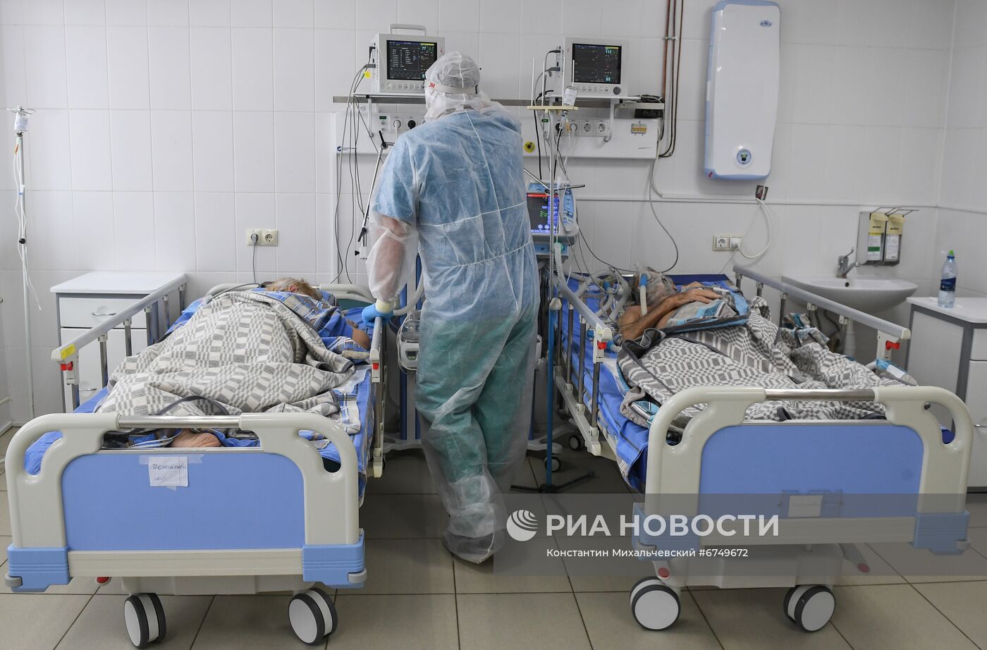 Лечение больных с COVID-19 в Симферопольской клинической больнице №7