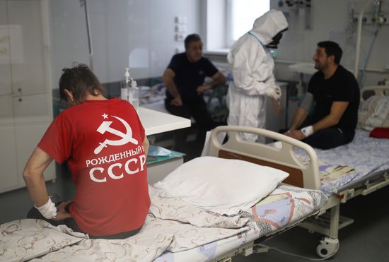 Лечение пациентов с Covid-19 в краевой больнице Краснодара