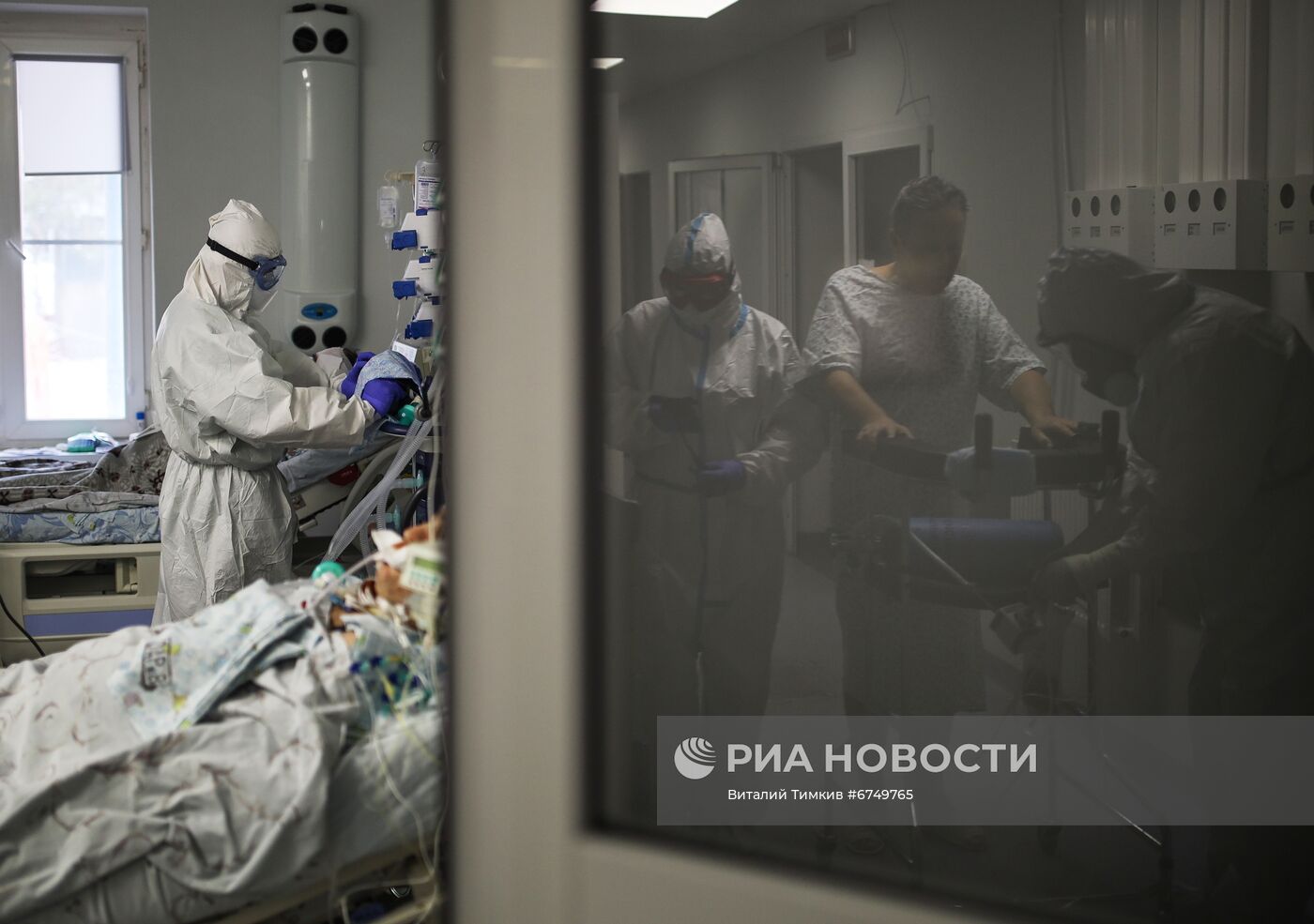 Лечение пациентов с Covid-19 в краевой больнице Краснодара