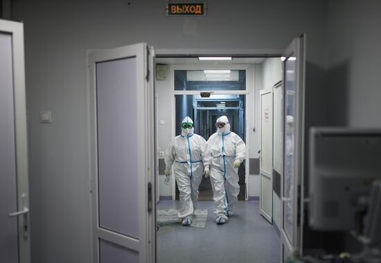 Лечение пациентов с Covid-19 в краевой больнице Краснодара