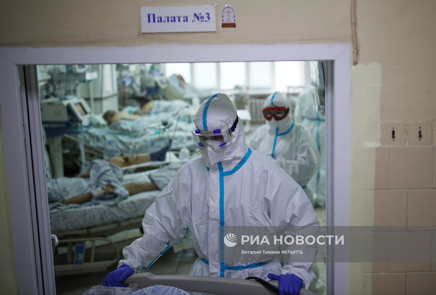 Лечение пациентов с Covid-19 в краевой больнице Краснодара