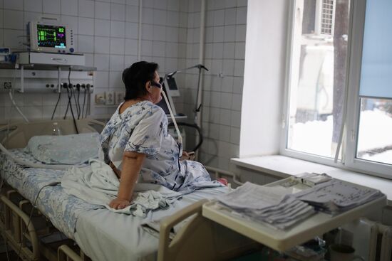 Лечение пациентов с Covid-19 в краевой больнице Краснодара