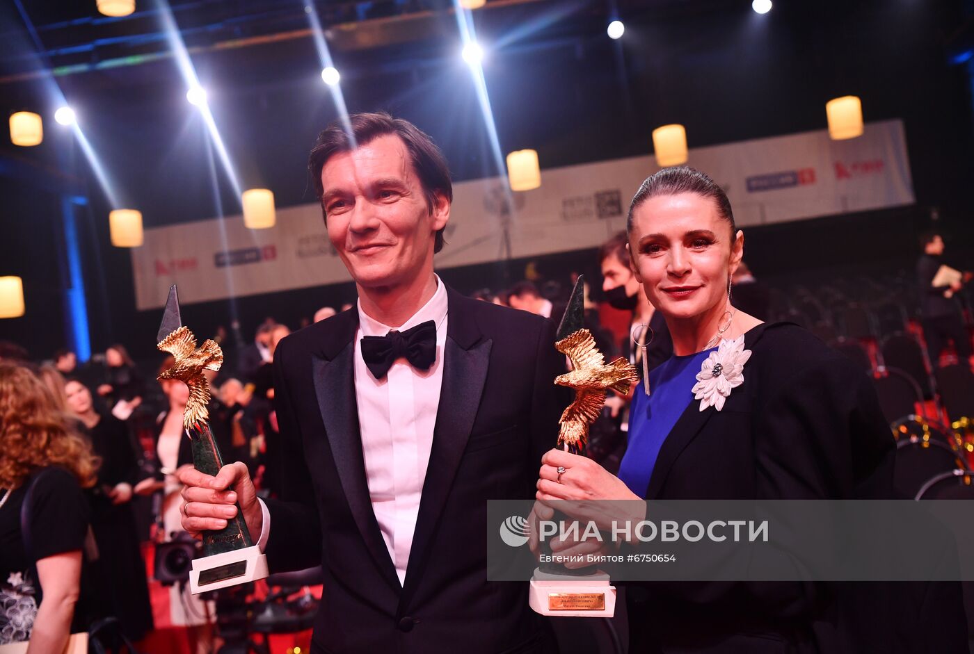 Вручение премии "Золотой орел" в Москве