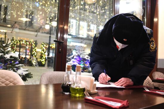 Рейд по заведениям общепита на предмет выполнения санитарно-эпидемиологических требований