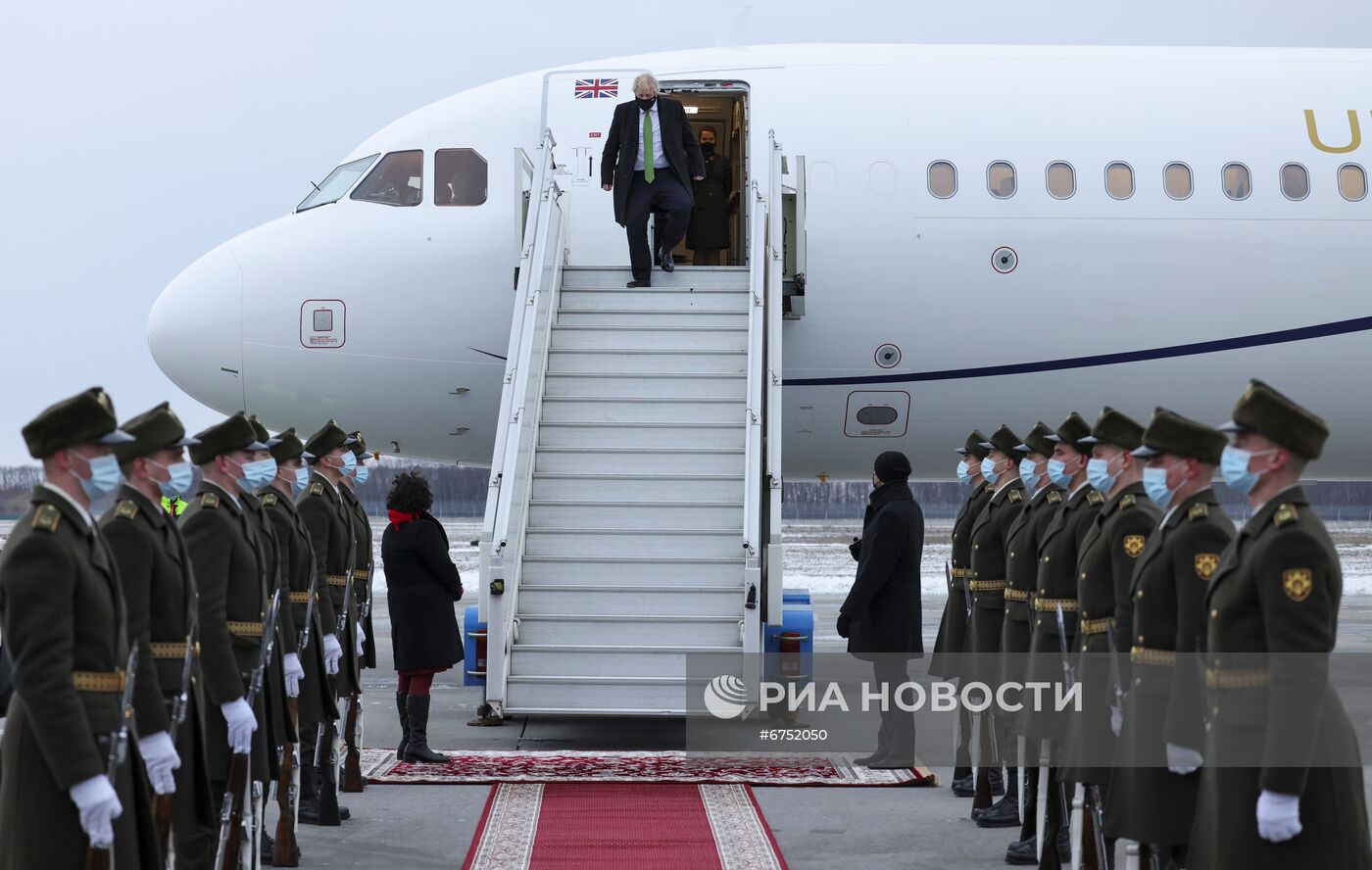 Визит премьер-министра Великобритании Б. Джонсона в Киев