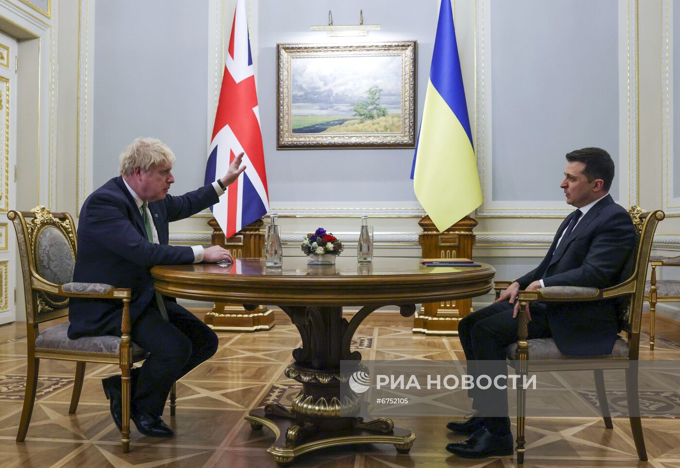 Визит премьер-министра Великобритании Б. Джонсона в Киев