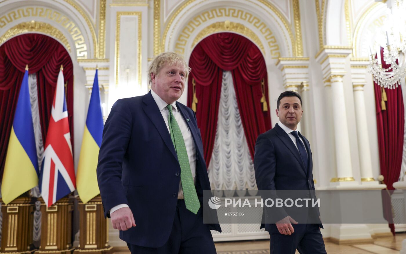 Визит премьер-министра Великобритании Б. Джонсона в Киев
