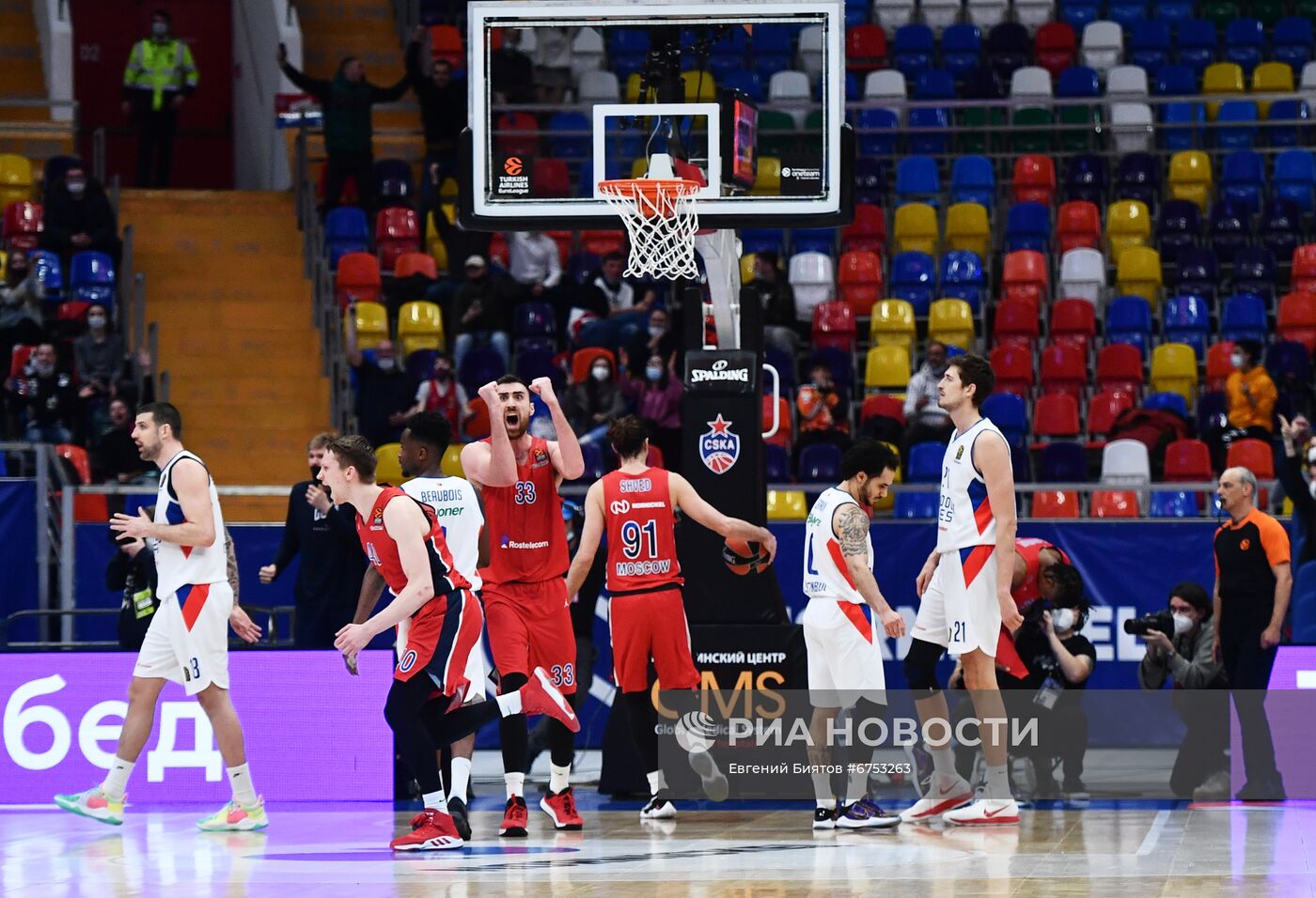 Баскетбол. Евролига. Матч ЦСКА - "Анадолу Эфес"