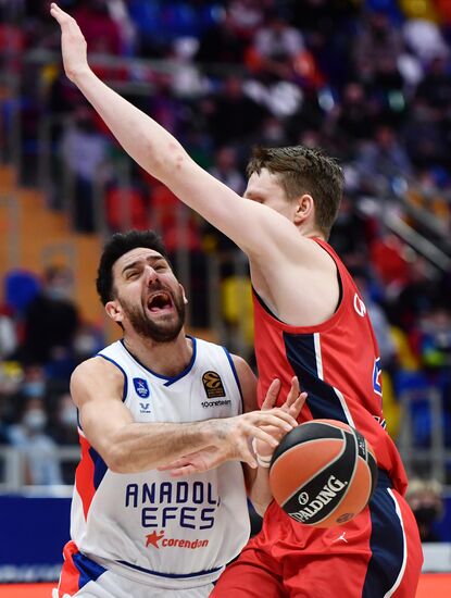 Баскетбол. Евролига. Матч ЦСКА - "Анадолу Эфес"