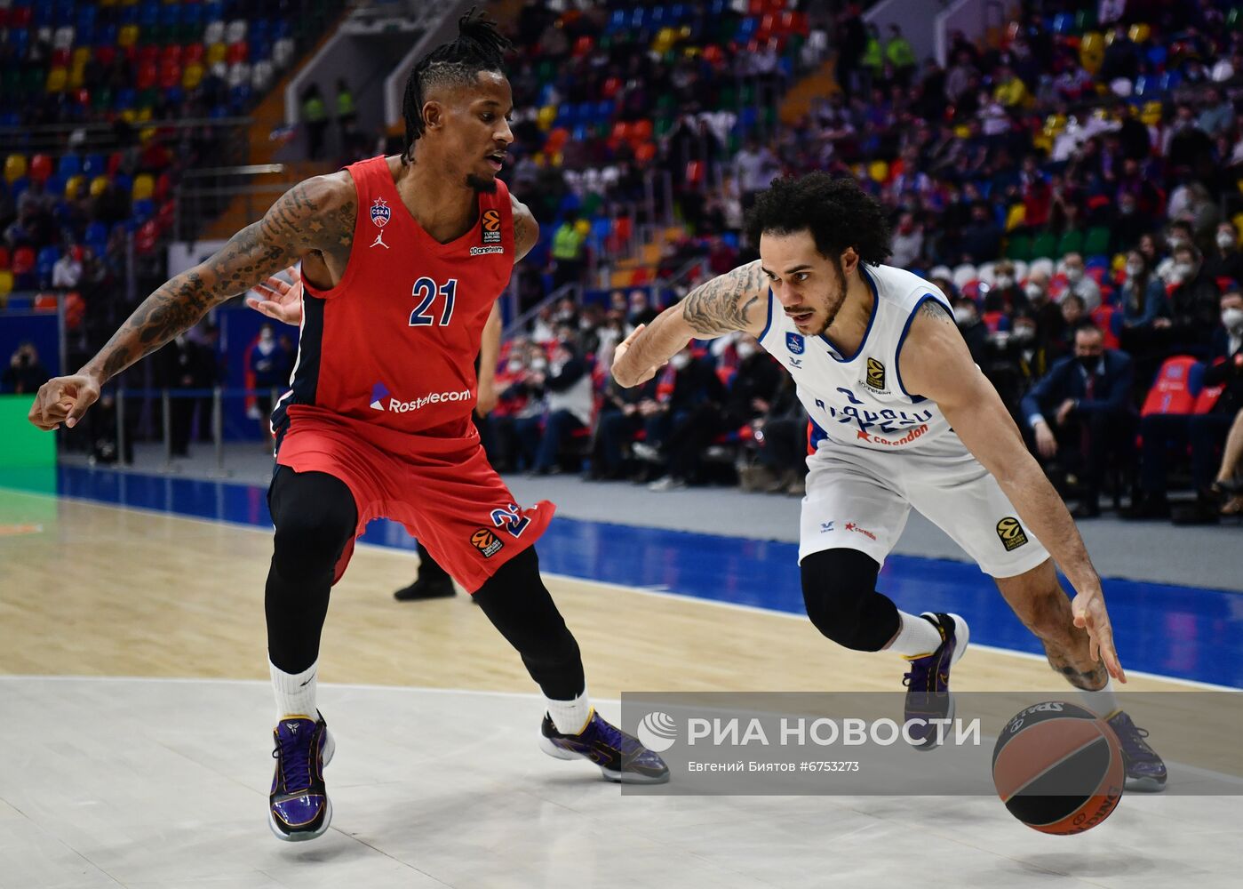 Баскетбол. Евролига. Матч ЦСКА - "Анадолу Эфес"