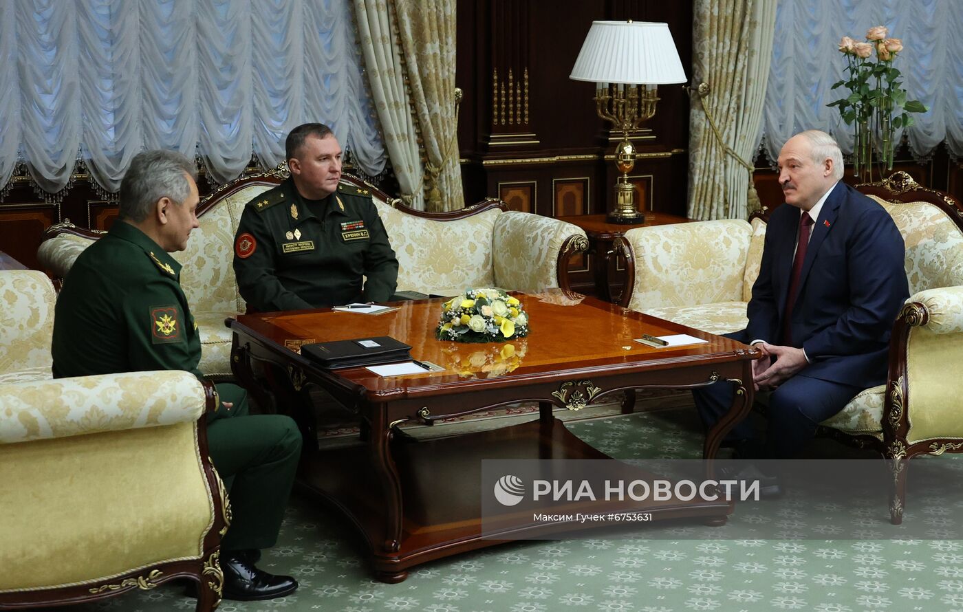 Поездка министра обороны РФ С. Шойгу в Белоруссию