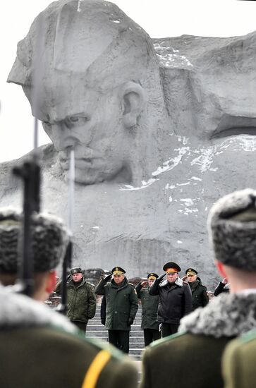 Поездка министра обороны РФ С. Шойгу в Белоруссию