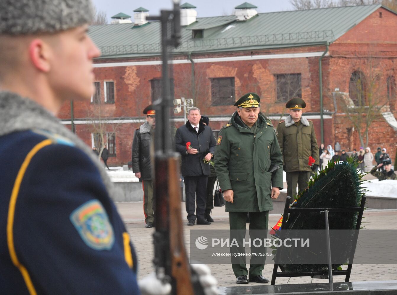 Поездка министра обороны РФ С. Шойгу в Белоруссию