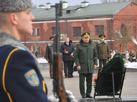 Поездка министра обороны РФ С. Шойгу в Белоруссию