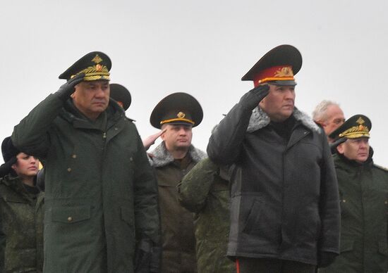 Поездка министра обороны РФ С. Шойгу в Белоруссию