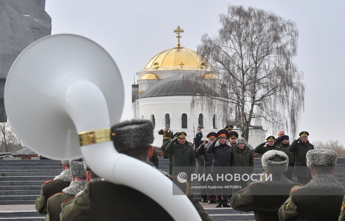 Поездка министра обороны РФ С. Шойгу в Белоруссию