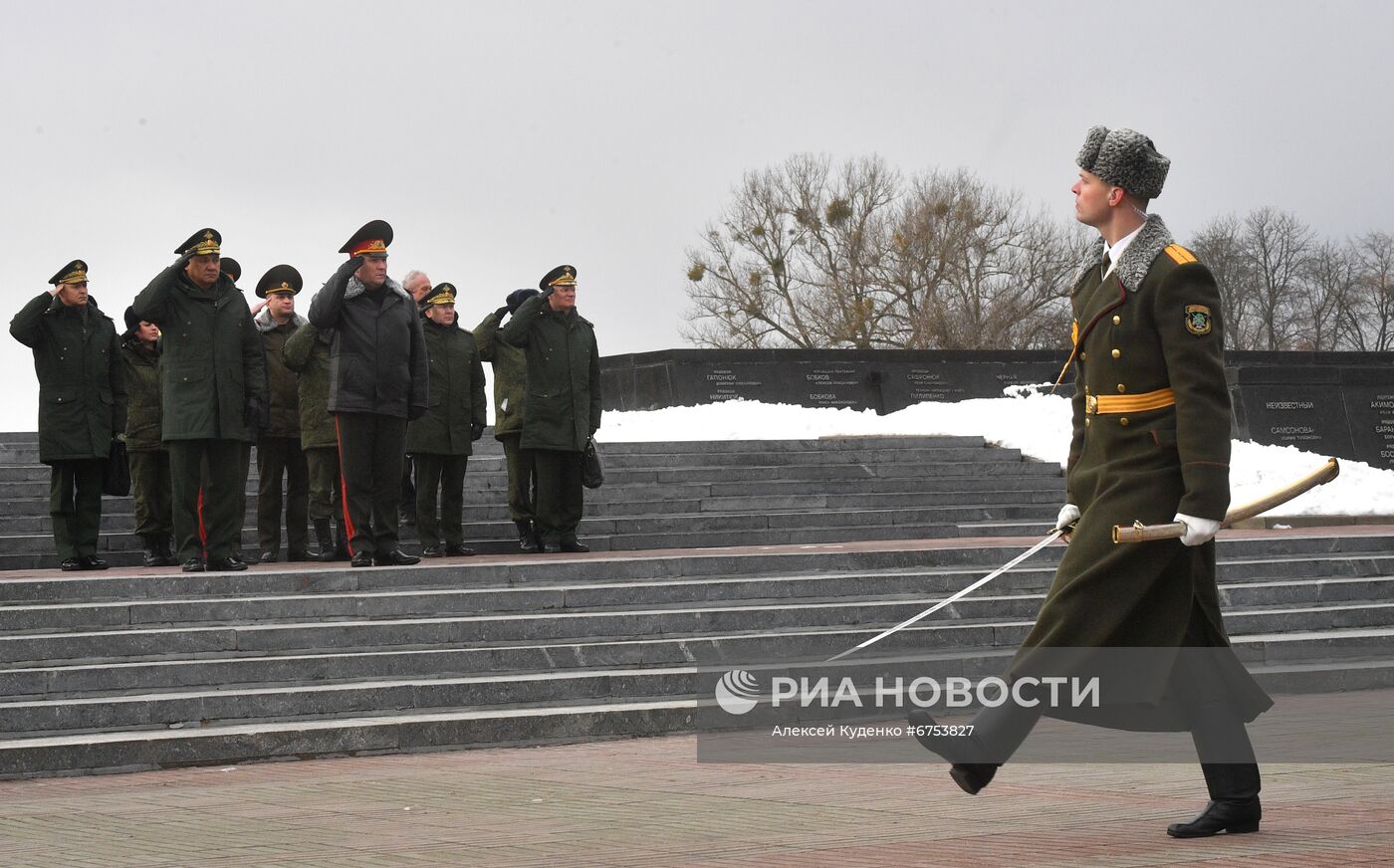 Поездка министра обороны РФ С. Шойгу в Белоруссию